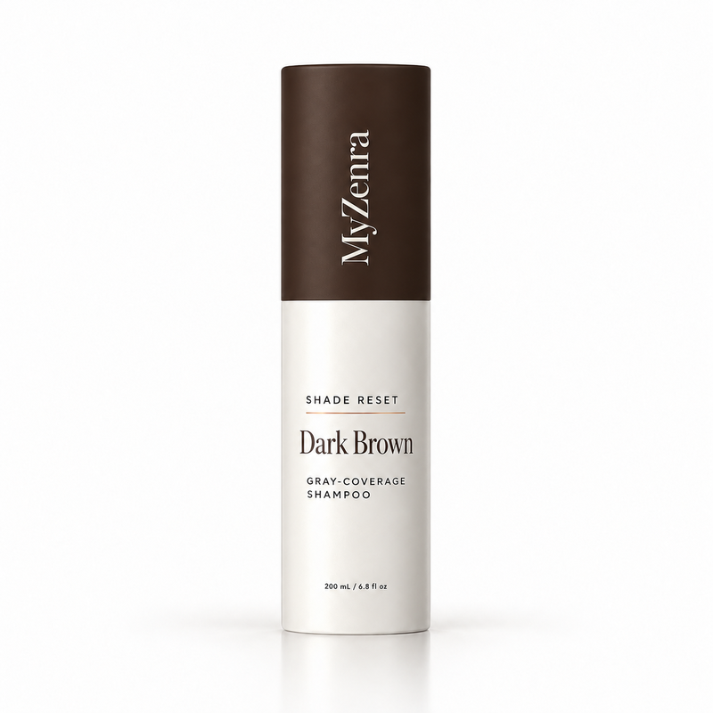 MyZenra Shade Reset™ — 15-Minute Gray Coverage Shampoo