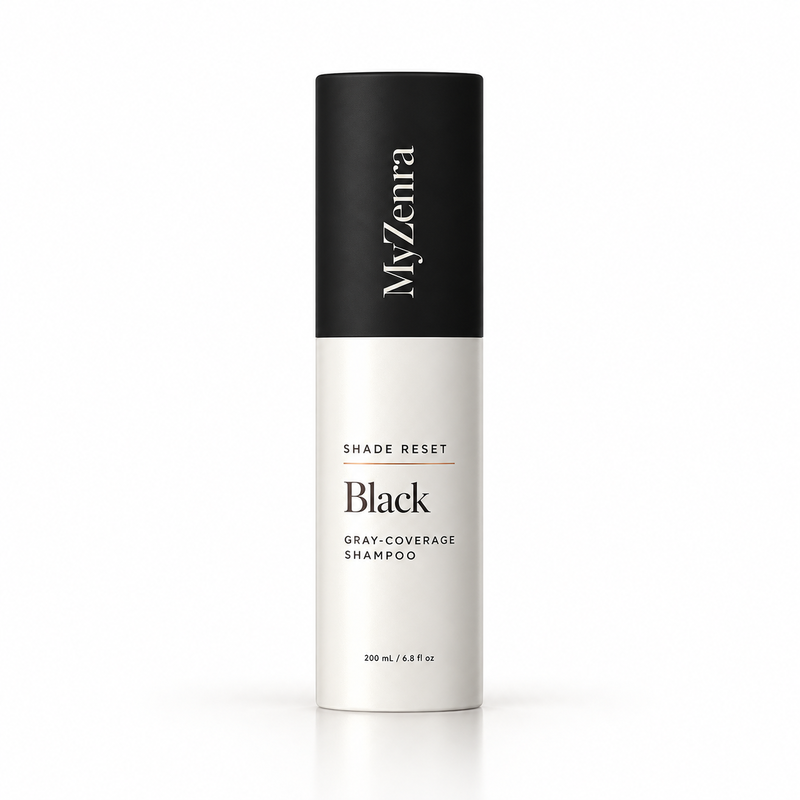 MyZenra Shade Reset™ — 15-Minute Gray Coverage Shampoo